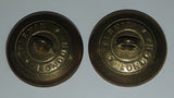 Antique Firmin London RCAF Royal Canadian Air Force 7/8" Brass Military Button Set of 2