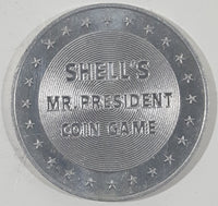 Vintage 1968 Shell Mr. President Coin Game Aluminum Tokens (Individual You Choose)