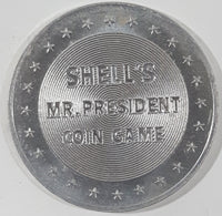 Vintage 1968 Shell Mr. President Coin Game Aluminum Tokens (Individual You Choose)