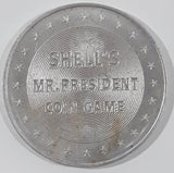 Vintage 1968 Shell Mr. President Coin Game Aluminum Tokens (Individual You Choose)