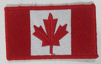 Canada Flag 2 1/8" x 3 5/8" Velcro Fabric Patch Badge