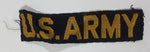 Vintage U.S. Army 1" x 4" Embroidered Fabric Strip Patch Badge