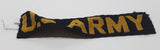 Vintage U.S. Army 1" x 4" Embroidered Fabric Strip Patch Badge