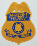 U.S. Customs Department Of Treasury Special Agent Yellow and Blue Large 4" x 5 1/4" Embroidered Fabric Patch Badge