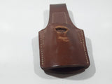 Vintage WWII Brown Leather Frog Bayonet Sheath 8 3/4" Long Open Bottom Holder