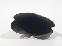 Antique Miniature 2" Metal Heart Pocket Cone Tulip Shaped Edge