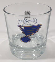 Rare Limited Release Crown Royal "NHL Rocks" St. Louis Blues Hockey Team Clear Glass Whisky Cup