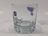 Rare Limited Release Crown Royal "NHL Rocks" St. Louis Blues Hockey Team Clear Glass Whisky Cup