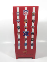 Rare Very Hard To Find NFL Football Budweiser Numbered 10 3/4" Tall Red Metal Locker 15286