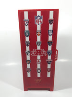 Rare Very Hard To Find NFL Football Budweiser Numbered 10 3/4" Tall Red Metal Locker 15286