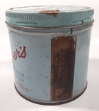 Vintage Player's Navy Cut Cigarette Tobacco Light Blue "For Those Who Prefer To Roll Their Own Cigarettes" Metal Tin Can