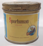 Extremely Rare Vintage Sportsman Extra Mild Cigarette Tobacco "Thousands of Sensational Prizes" Metal Tin Can