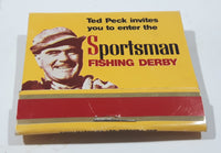 Vintage Rare Eddy Match Co. Sportsman Tobacco Fishing Derby 'Ted Peck invites you to enter the' Match Book Pack EMPTY