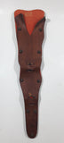 Vintage Joan of Arc Bronze 12" Metal Letter Opener Sword with '1732' Brown Leather Sheath Wall Hanging