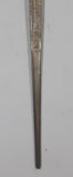 Vintage Joan of Arc Bronze 12" Metal Letter Opener Sword with '1732' Brown Leather Sheath Wall Hanging