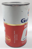 Vintage Gulf Gulfpride Multi-G Low Ash SAE 5W-30 Motor Oil Cardboard and Metal Can FULL