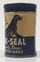 Vintage R.M. Hollingshead Whiz Quik-Seal Instantly Stops Radiator Leaks 1 3/4 oz Metal Can Camden, N.J., U.S.A. Toronto, Canada