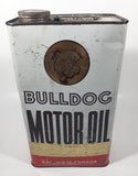 Rare Vintage Eaton's of Canada Bulldog Motor Oil One Imperial Gallon 100% Pennsylvania Heavy Duty SAE 20W Metal Can