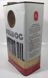 Rare Vintage Eaton's of Canada Bulldog Motor Oil One Imperial Gallon 100% Pennsylvania Heavy Duty SAE 20W Metal Can