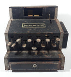 Antique 1930s American Flyer Mfg Co Tin Metal Toy Cash Register Made in U.S.A.