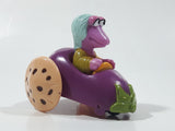 1987-1988 Green Fraggle Rock Mockey Eggplant Shaped Toy Car Vehicle McDonald's Happy Meal Toy