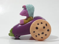 1987-1988 Green Fraggle Rock Mockey Eggplant Shaped Toy Car Vehicle McDonald's Happy Meal Toy