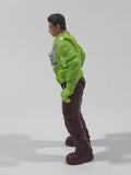 Chap Mei Dino Valley Bright Green Top Brown Pants 4" Tall Toy Action Figure