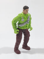 Chap Mei Dino Valley Bright Green Top Brown Pants 4" Tall Toy Action Figure