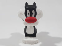 2020 McDonald's Looney Tunes Sylvester The Cat with Wood Mallet Sledgehammer 2 3/4" Tall Plastic Toy Figure