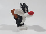 2020 McDonald's Looney Tunes Sylvester The Cat with Wood Mallet Sledgehammer 2 3/4" Tall Plastic Toy Figure