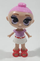 Blume Doll Pink Hear White Skirt Pink Shoos 3 1/4" Tall Toy Figure