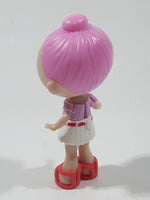 Blume Doll Pink Hear White Skirt Pink Shoos 3 1/4" Tall Toy Figure