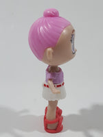 Blume Doll Pink Hear White Skirt Pink Shoos 3 1/4" Tall Toy Figure