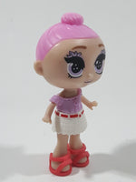 Blume Doll Pink Hear White Skirt Pink Shoos 3 1/4" Tall Toy Figure