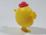 2019 McDonald's THOIP Mr. Men & Little Miss Mr. Bounce Yellow 3" Tall Plastic Toy Figure