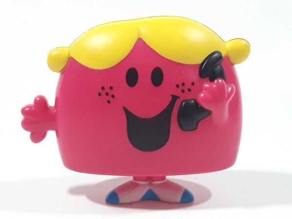 2019 McDonald's THOIP Mr. Men & Little Miss Chatterbox 2 7/8" Tall Plastic Toy Figure