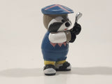 GANZ Webkinz Tee Time Raccoon Golfer 2" Tall PVC Toy Figure