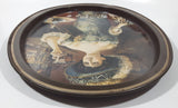 Vintage 1970s Pepsi Cola "Lady Gibson" Oval Brown Border Beverage Metal Serving Tray