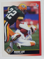 1991 Score NFL Football Cards (Individual) Part 2