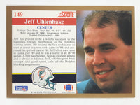 1991 Score NFL Football Cards (Individual) Part 2