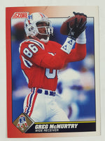 1991 Score NFL Football Cards (Individual) Part 2