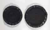 Black Painted Circular Shaped 4" and 4 3/4" Candle Holder Set Made in China