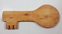 Custom Made 4 7/8" x 11 1/2" Decorative Wood Key