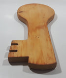 Custom Made 4 7/8" x 11 1/2" Decorative Wood Key