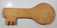 Custom Made 4 7/8" x 11 1/2" Decorative Wood Key