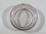 Antique H41 Light Purple Amethyst Diamond Ribbon Pattern 3 3/4" Wide Glass Jar