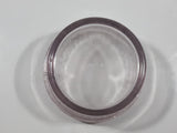Antique H41 Light Purple Amethyst Diamond Ribbon Pattern 3 3/4" Wide Glass Jar