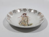 Vintage Wood & Sons Burslem England "Pinky" Lawrence Gold Leaf Pattern 4 3/8" Plate