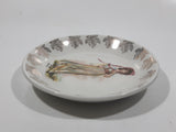 Vintage Wood & Sons Burslem England "Pinky" Lawrence Gold Leaf Pattern 4 3/8" Plate