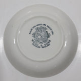 Vintage Wood & Sons Burslem England "Pinky" Lawrence Gold Leaf Pattern 4 3/8" Plate
